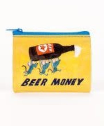 Blue Q Beer Money Coin Purse