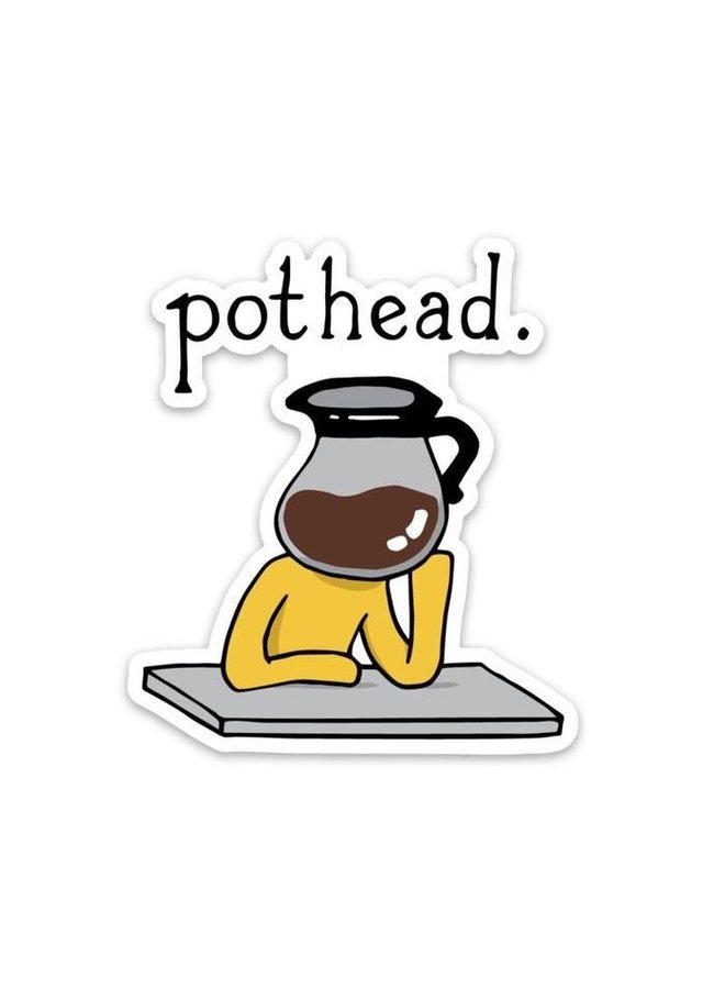 Pothead Coffee Sticker