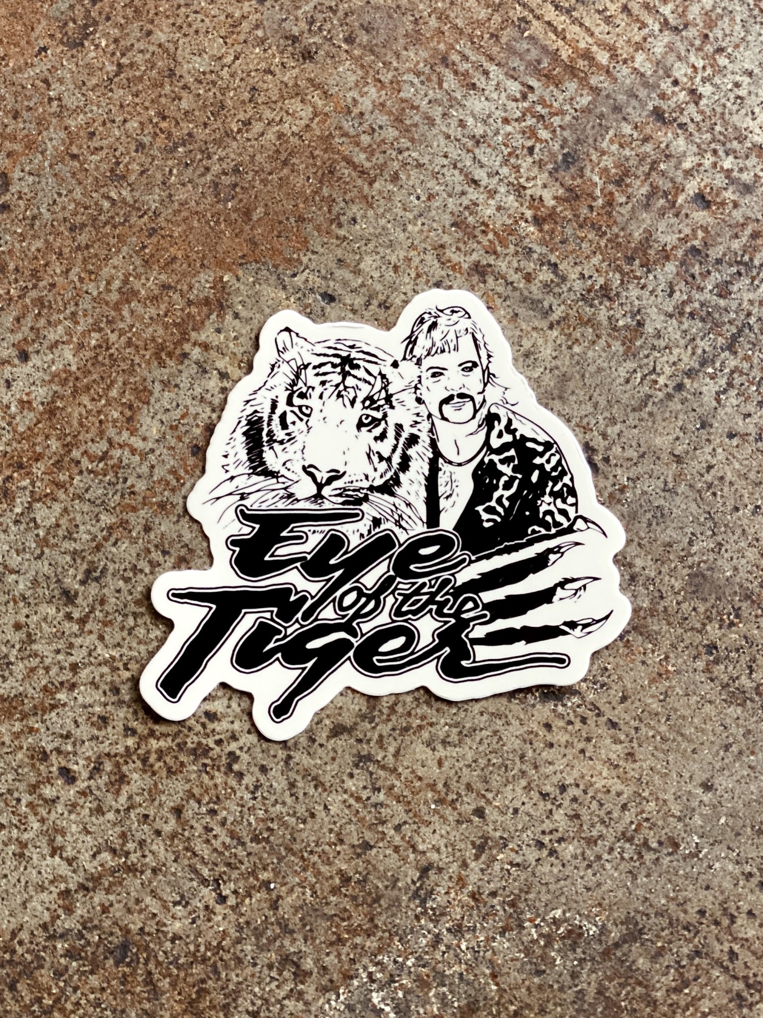 What's His Name Eye Of The Tiger Sticker