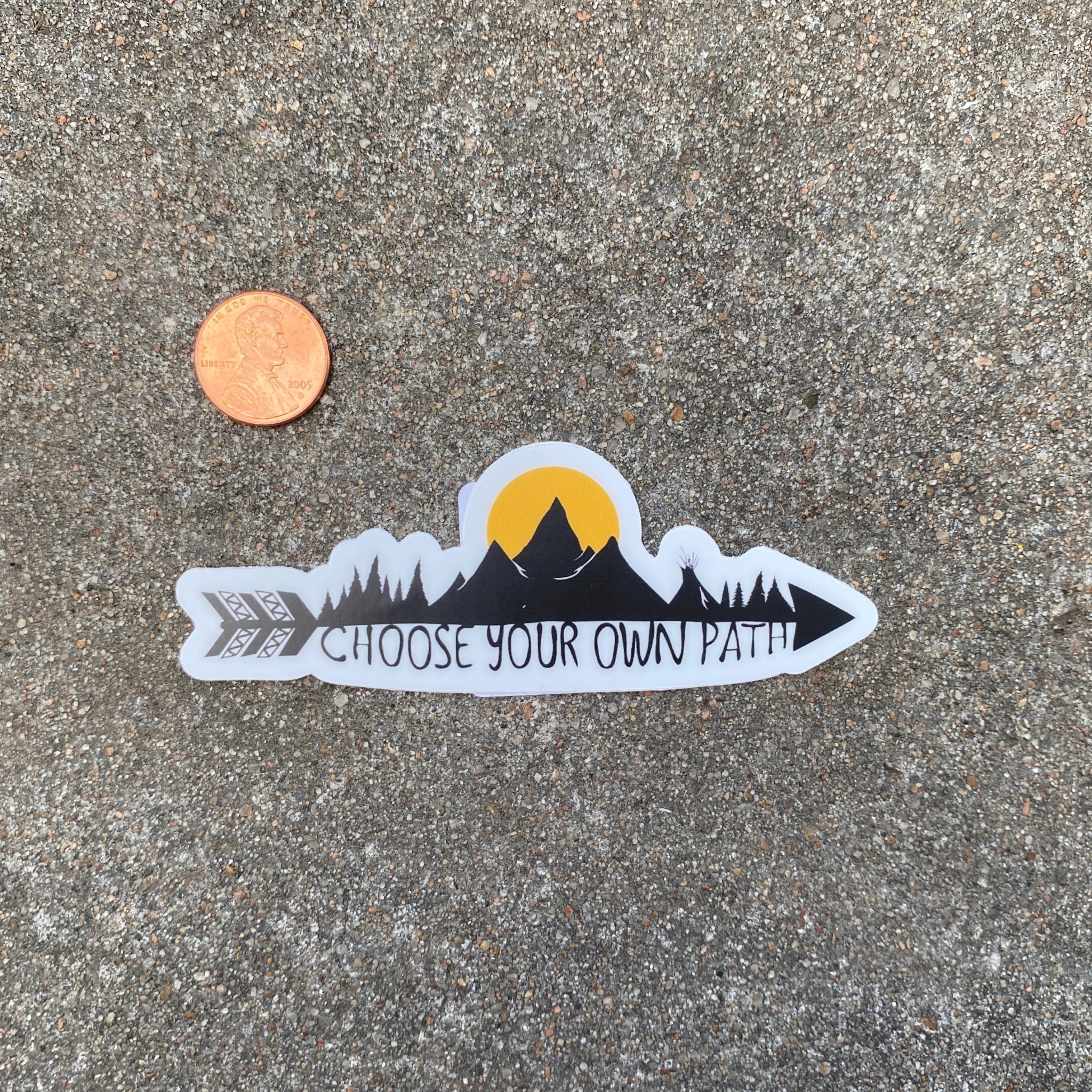 Steven Paul Judd Choose Your Own Path Sticker