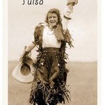 Found Image Press Howdy From Tulsa Postcard