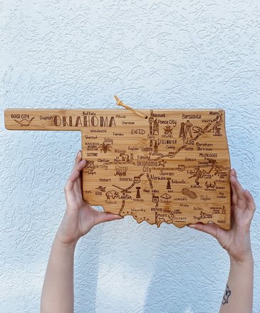 Totally Bamboo Destination Oklahoma Cutting Board