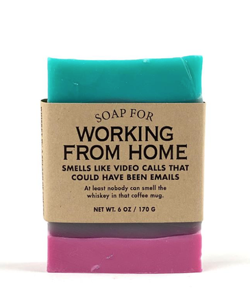 Whiskey River Soap Company Working From Home Soap