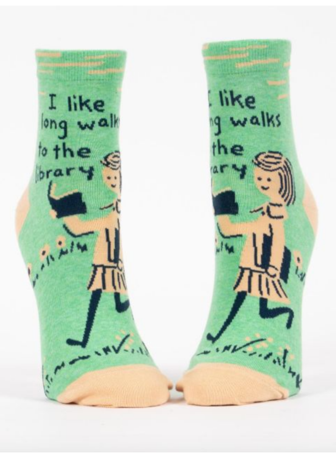 Long Walks Library Women's Ankle Socks