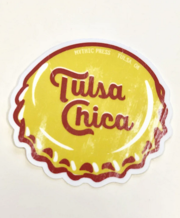 Mythic Press Tulsa Chica Sticker