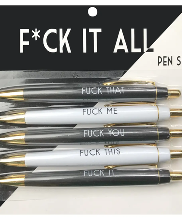 Fun Club F*ck It All Pen Set