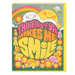 Lucky Horse Press Thinking Of You Makes Me Smile Card
