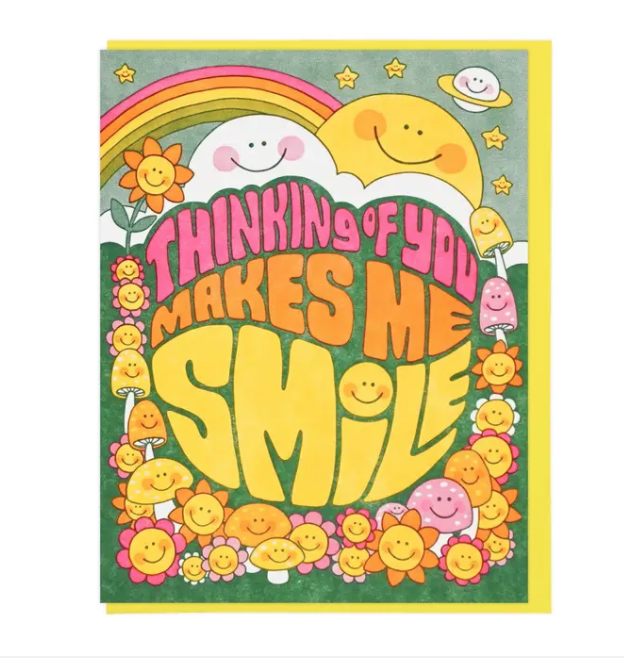 Lucky Horse Press Thinking Of You Makes Me Smile Card