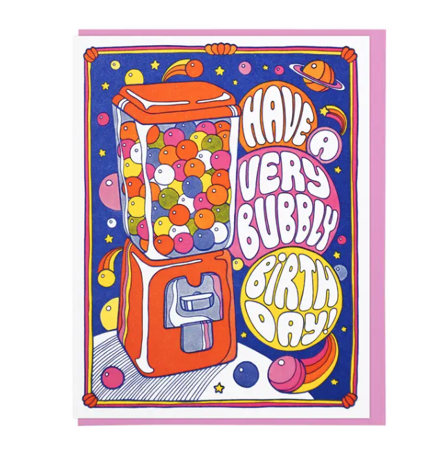 Lucky Horse Press Bubbly Birthday Card