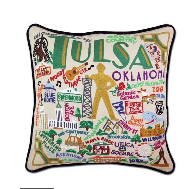 CatStudio Tulsa Pillow Black Piping