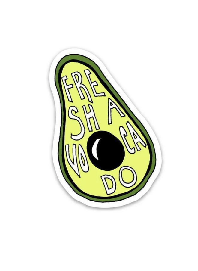 Fresh Avocado Sticker