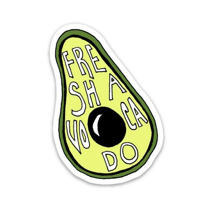 Big Moods Fresh Avocado Sticker