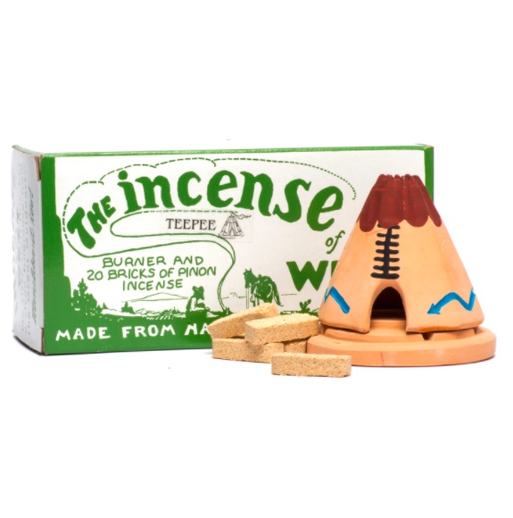 Incienso De Santa Fe Teepee: With Pinon Natural Wood Incense