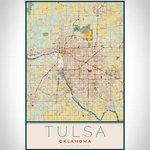 JACE.design Tulsa Map Print