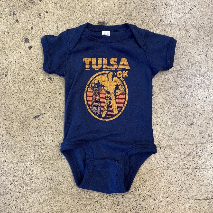 Ida Red Vintage Driller Onesie