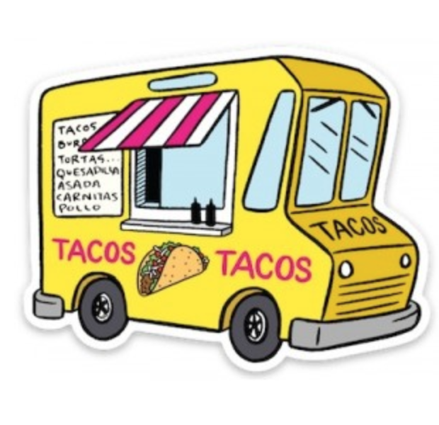 The Found Taco Food Truck Sticker