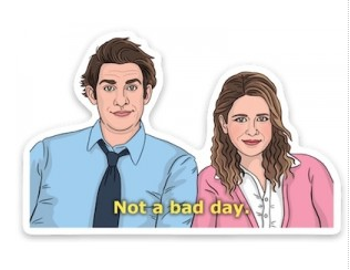 The Found Jim And Pam Sticker