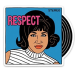 The Found Aretha Respect Sticker
