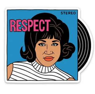 The Found Aretha Respect Sticker