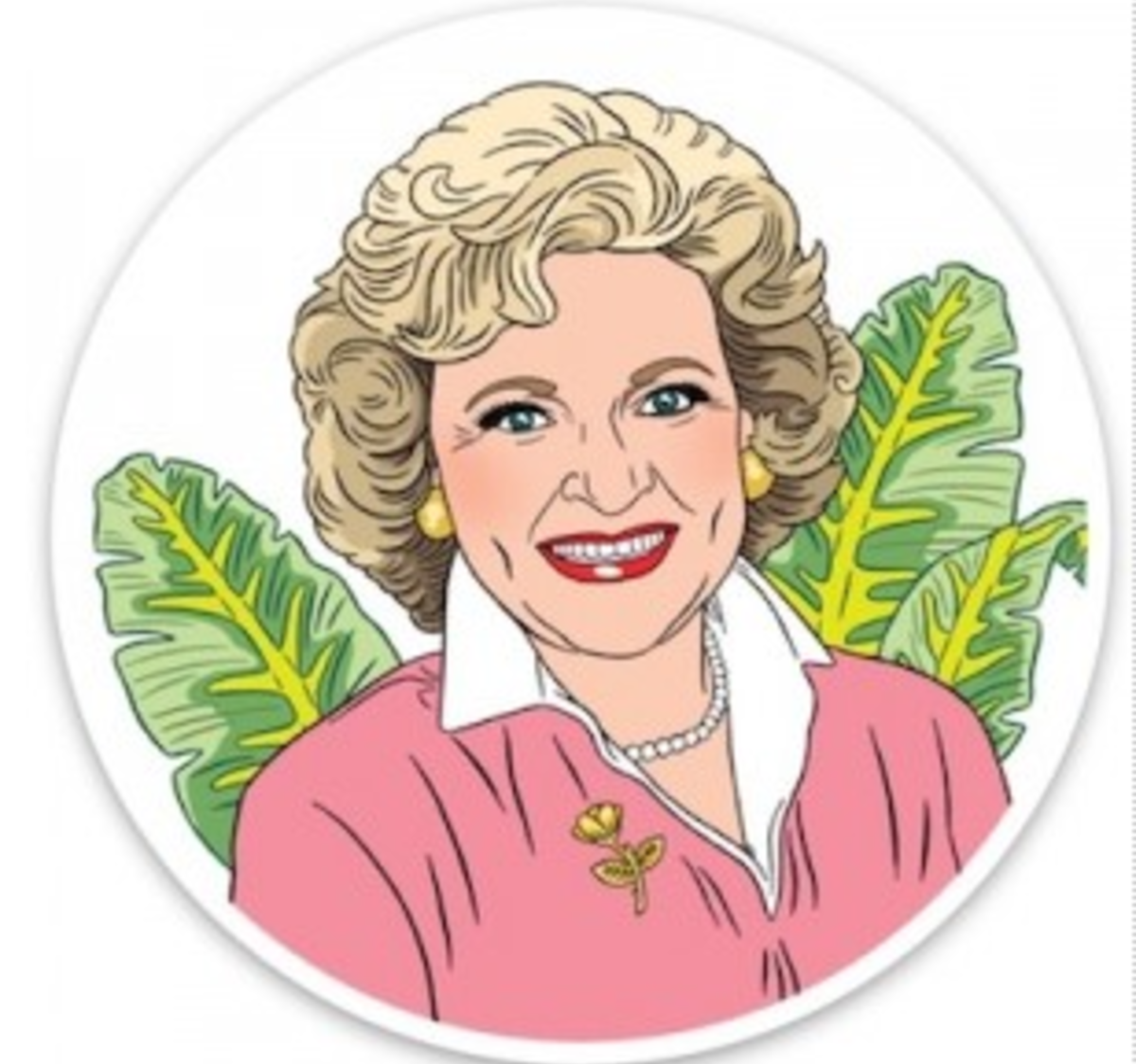 Betty White Sticker Ida Red General Store