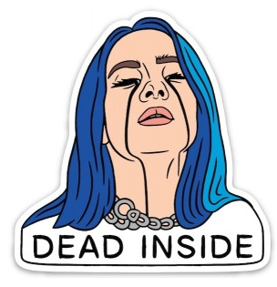 The Found Billie Dead Inside Sticker