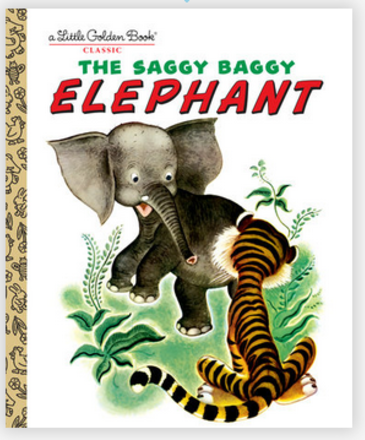 Little Golden Book The Saggy Baggy Elephant - A Little Golden Book