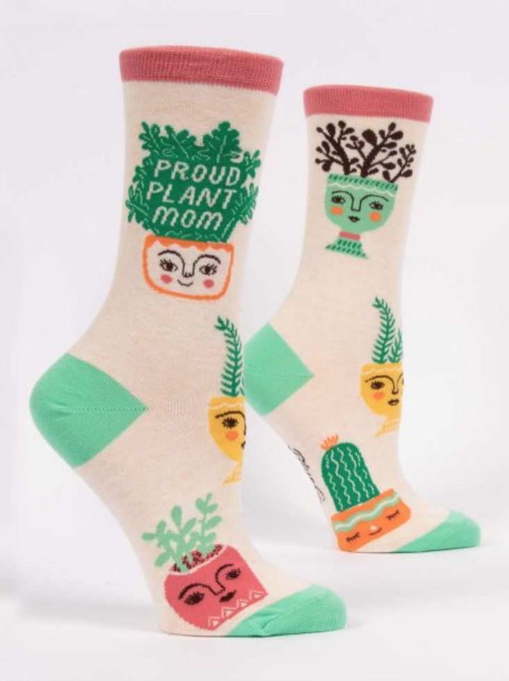 Blue Q Proud Plant Mom Women's Crew Socks