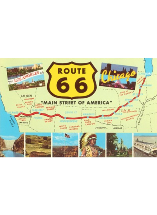 Main Street of America Postcard