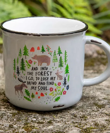 Natural Life And Into The Forest Camp Mug