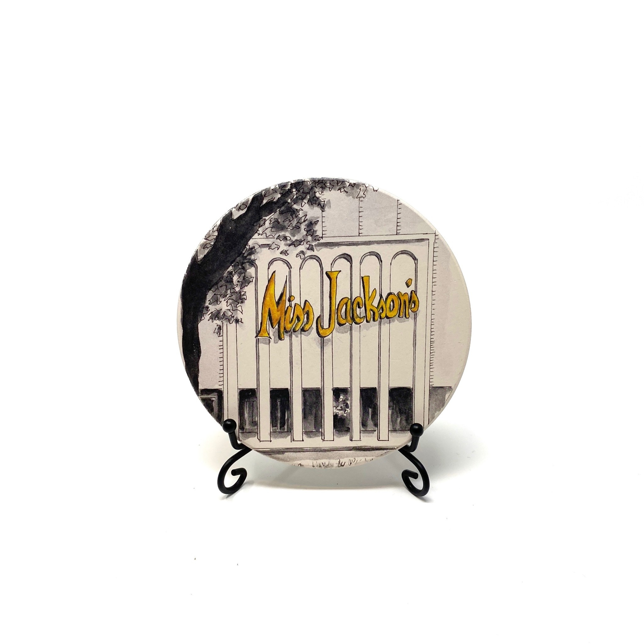 Tulsa In Ink Miss Jacksons Coaster