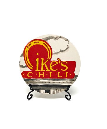 Tulsa In Ink Ikes Chili Coaster