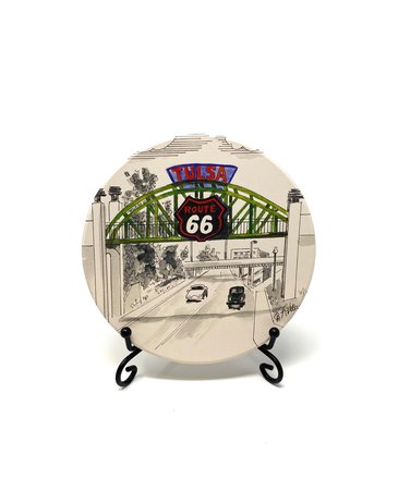 Tulsa In Ink Tulsa Route 66 Bridge Coaster