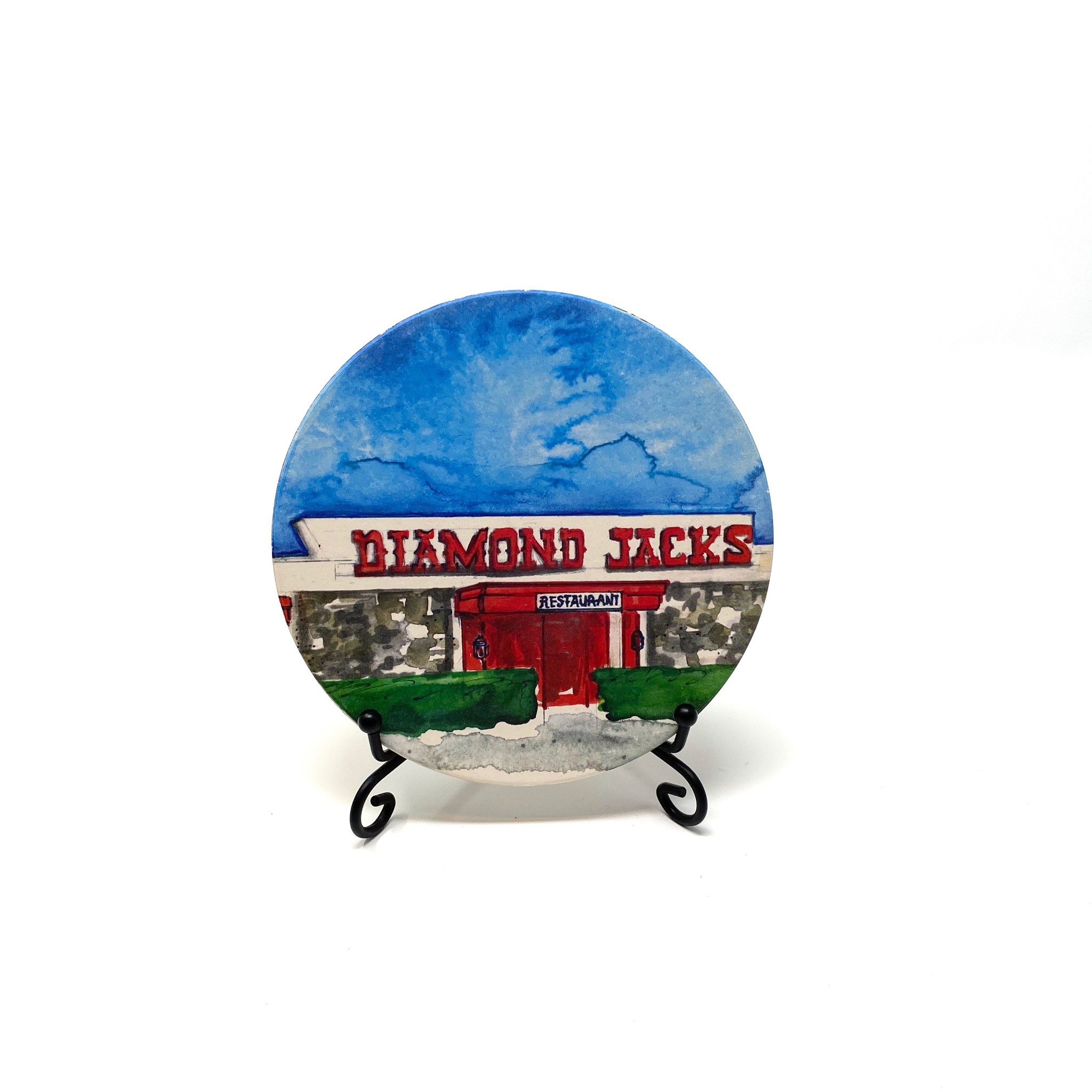 Tulsa In Ink Diamond Jacks Coaster