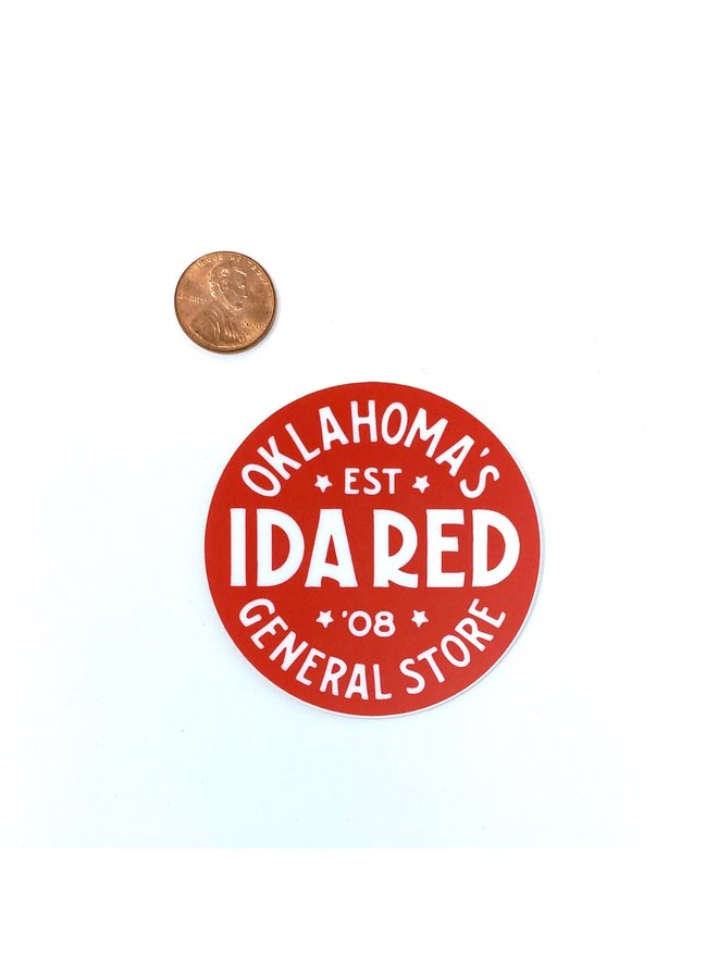 Ida Red Logo Sticker