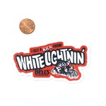 Bell's Amusement Park White Lightnin Sticker