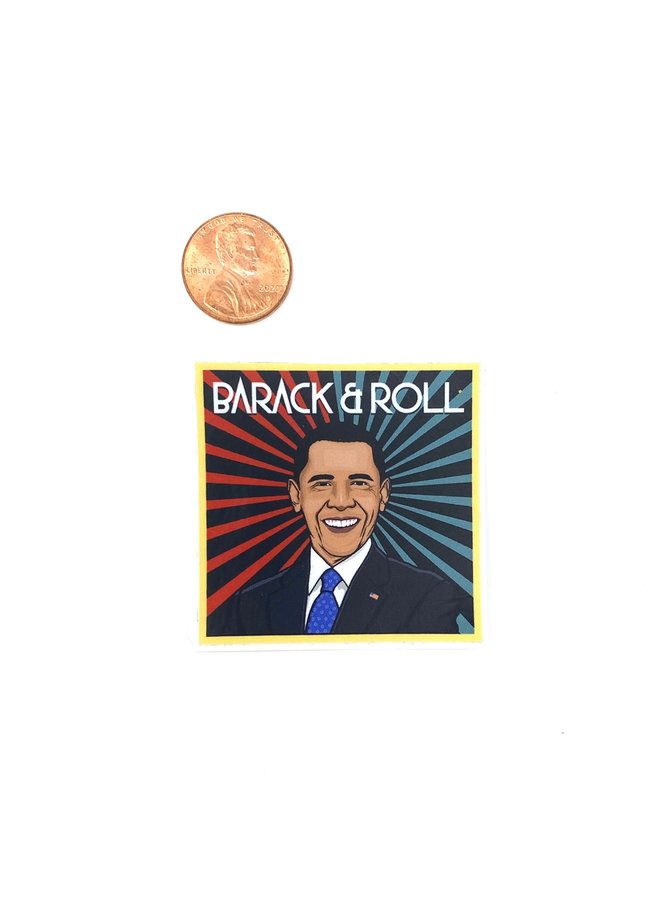 Barack & Roll Sticker
