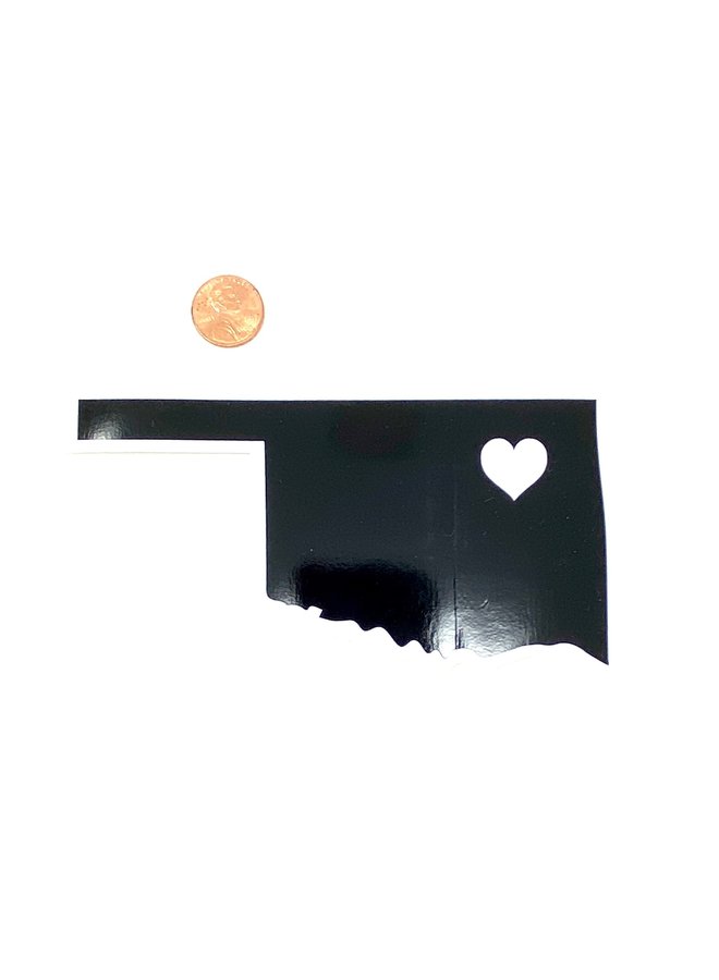 Oklahoma Heart Sticker