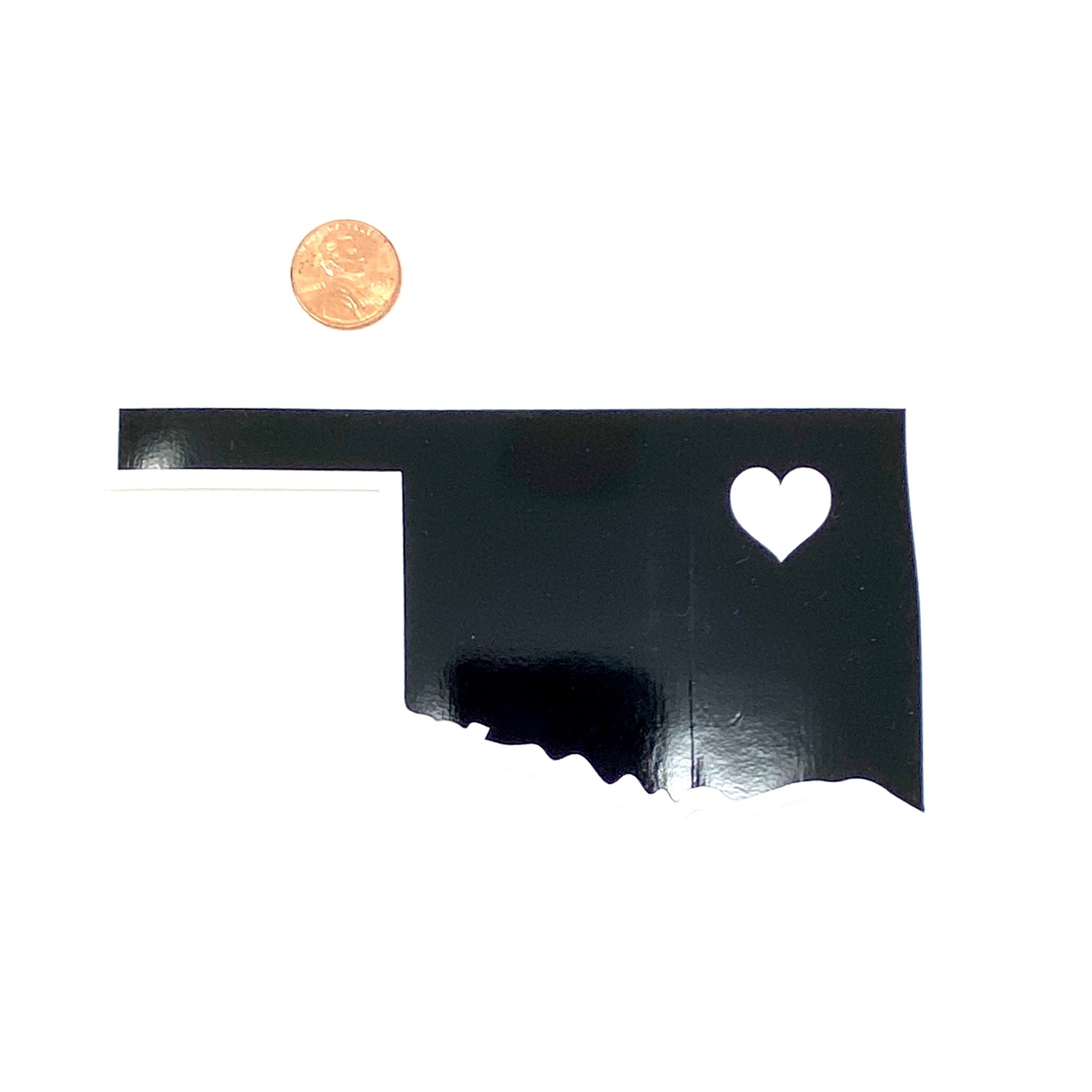 Ida Red Oklahoma Heart Sticker