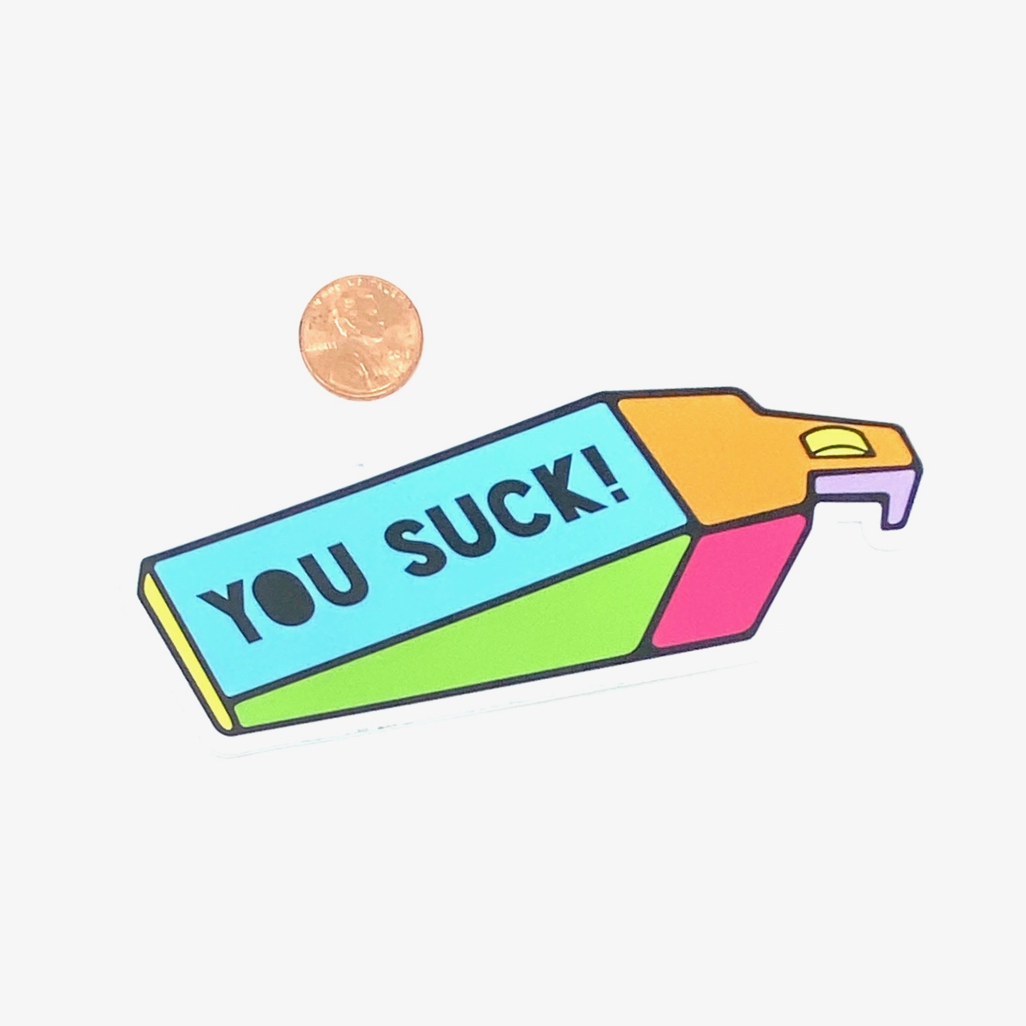 Ida Red You Suck Vacuum Sticker