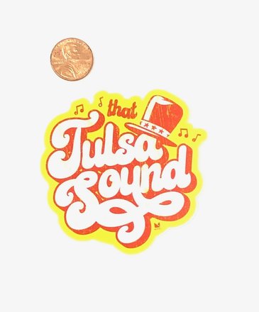 Mythic Press That Tulsa Sound Sticker