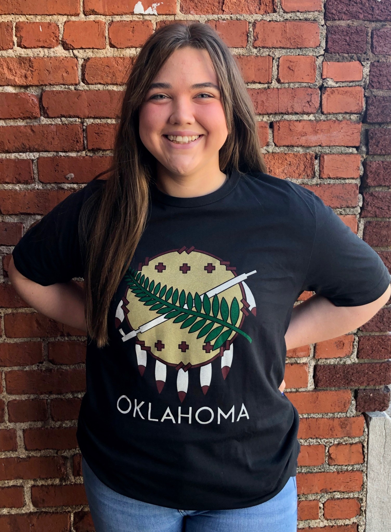 Ida Red Oklahoma Osage Shield Tshirt