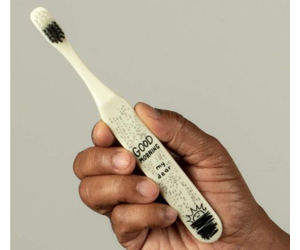 toothbrush that says good morning