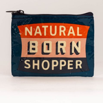 Blue Q Natural Born Shopper Coin Purse