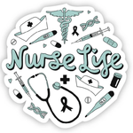 Big Moods Nurse Life Sticker