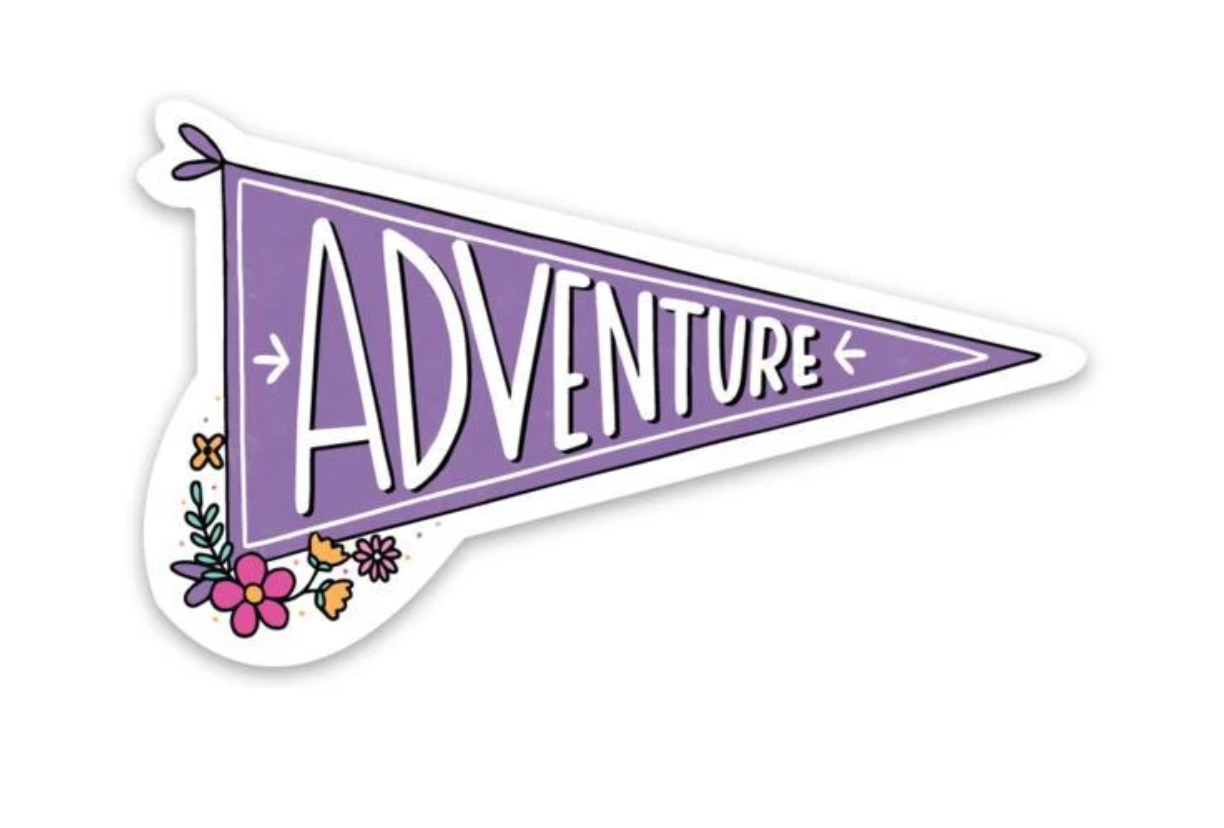 Big Moods Adventure Flag Sticker