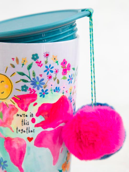 Natural Life In This Together PomPom Tumbler