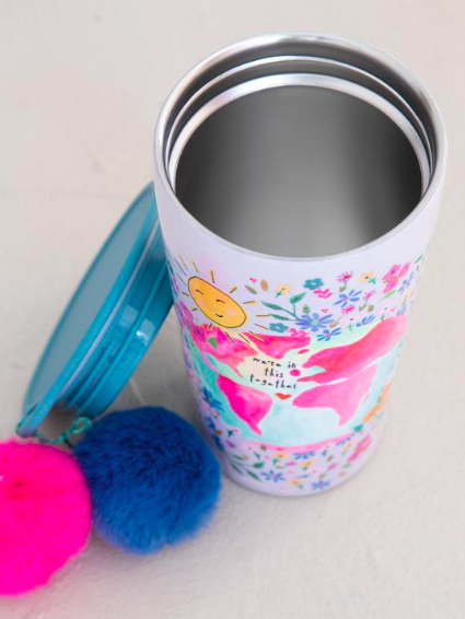 Natural Life In This Together PomPom Tumbler