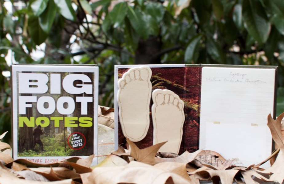 The Unemployed Philosopher's Guild Bigfoot Sticky Notes