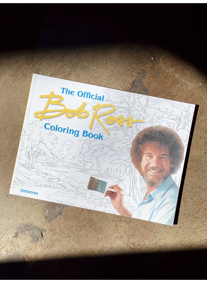Official Bob Ross Coloring Book