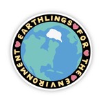Big Moods Earthlings For The Environment Sticker